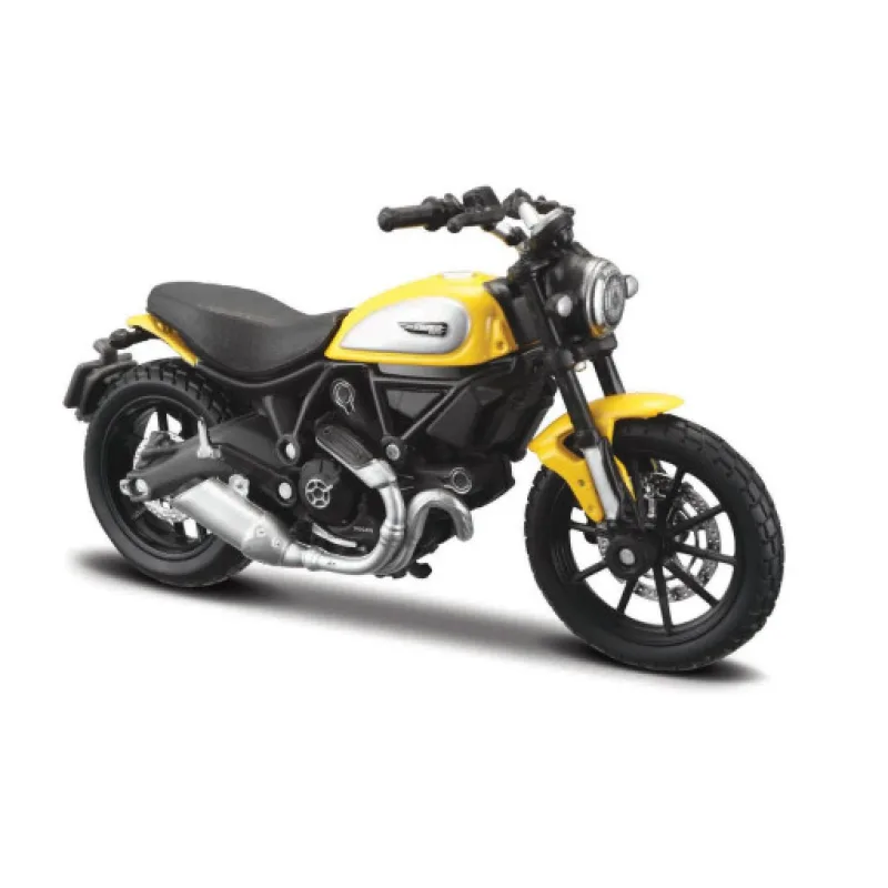 Maisto Scrambler Ducati Icon, Žlutá 1:18