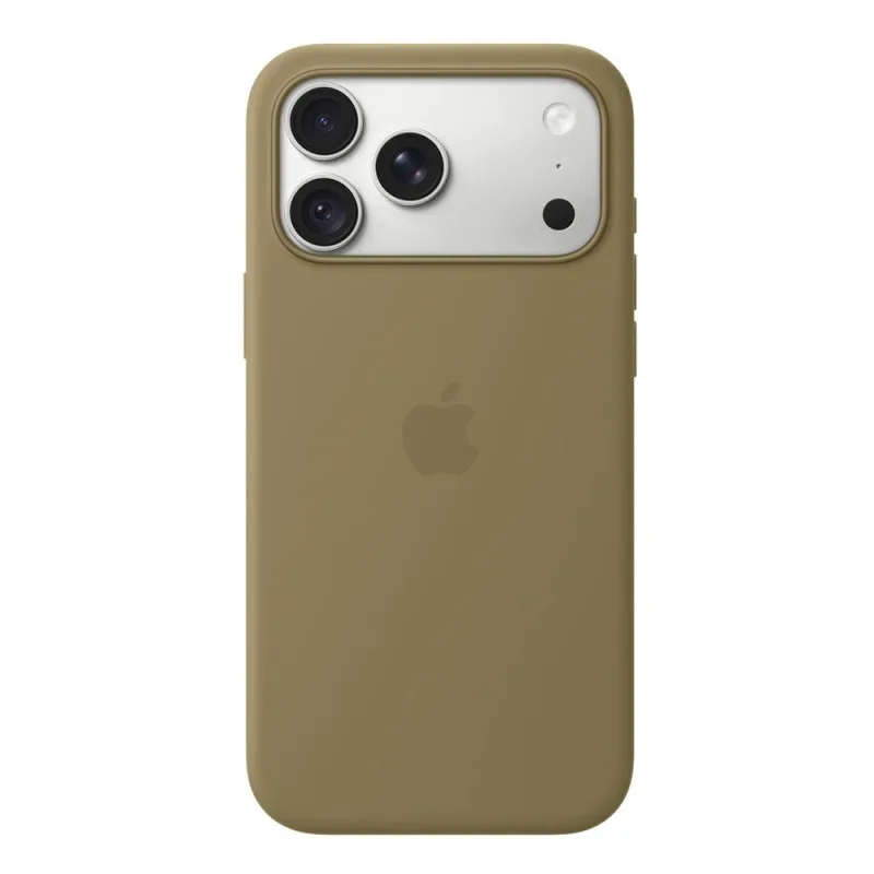 iPhone 18 Pre Max Silicone Case with MS - Olive MK924ZM/A