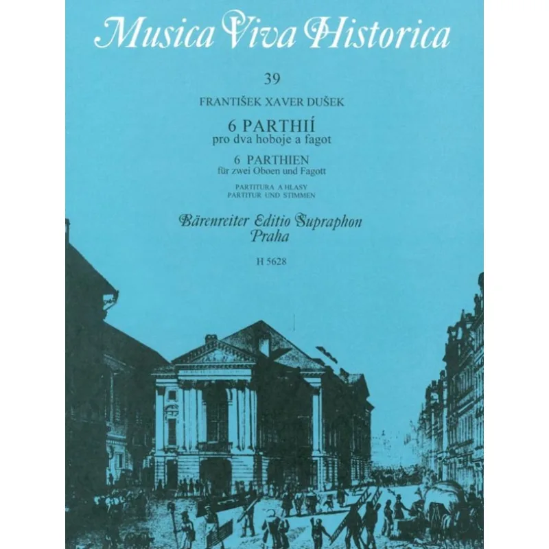 Bärenreiter 6 parthií pro 2 hoboje a fagot