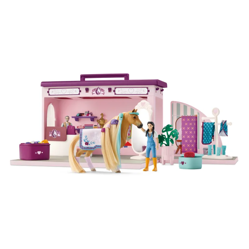 Schleich 42587 Mobilný butik pre kone