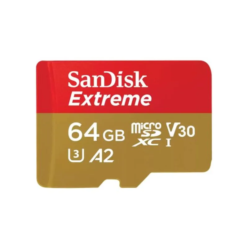SanDisk Extreme 64GB microSD card 170/80 MBps
