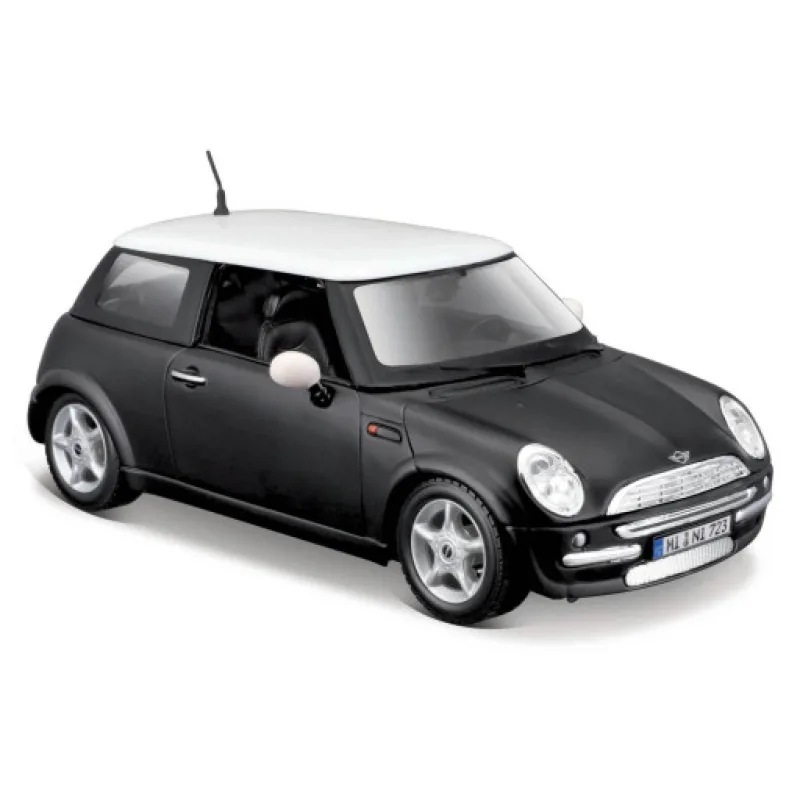Maisto Mini Cooper, matně černá 1:24
