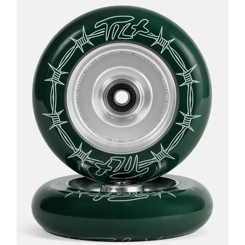 Tilt Durare Barbed Kolečka Na Freestyle Koloběžku 2-balení (120mm|Barbed Forest)