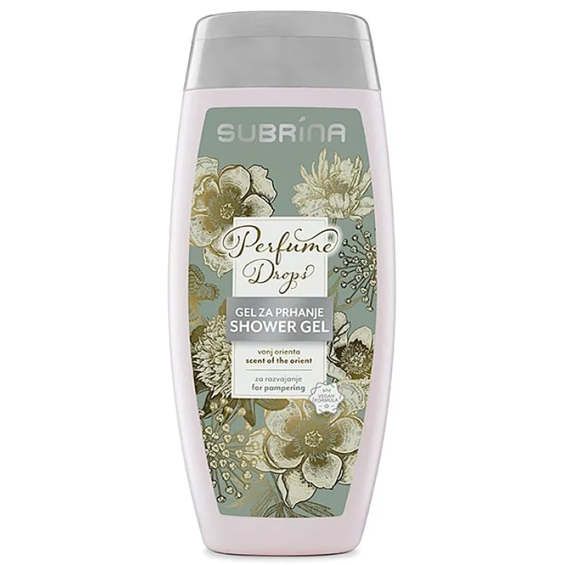SUBRÍNA Shower Gel Perfume Drops - sprchový gél s vôňou orientu 250ml