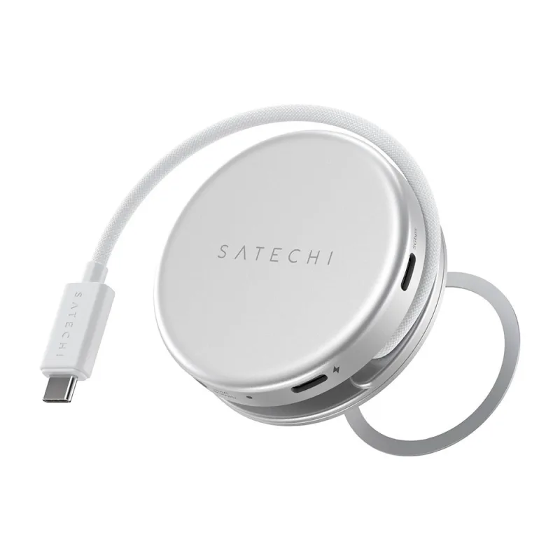 Satechi USB-C Hub OntheGo 5-in-1 Multiport Adapter - Silver