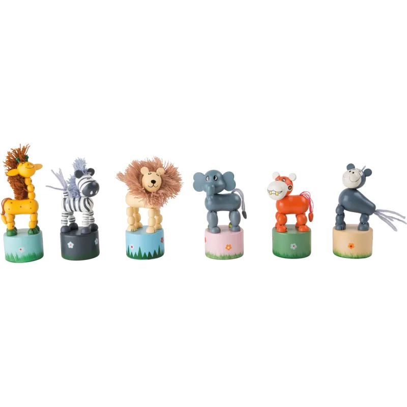 Small Foot small foot Súprava mačkacie zvieratko Afrika 6 ks