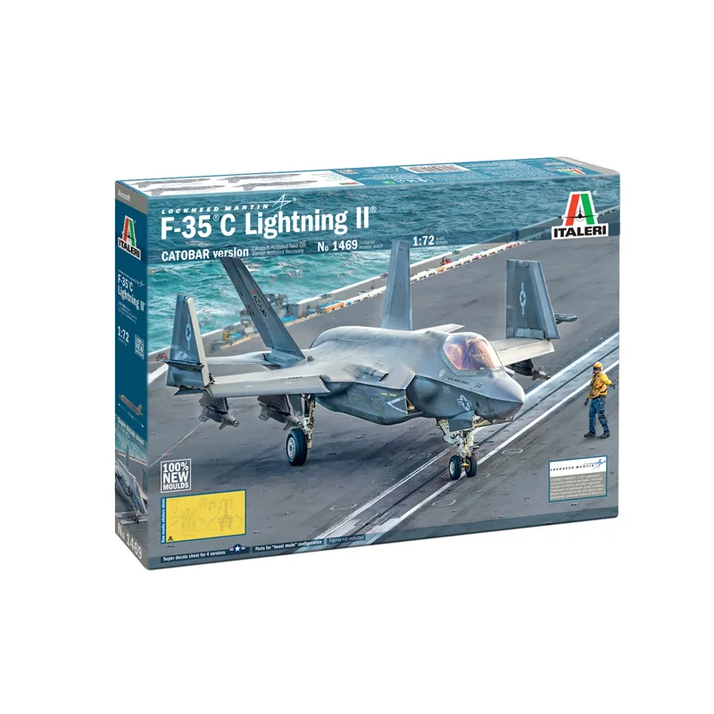 Italeri Model Kit lietadlo 1469 - F-35C Lightning II (1:72)