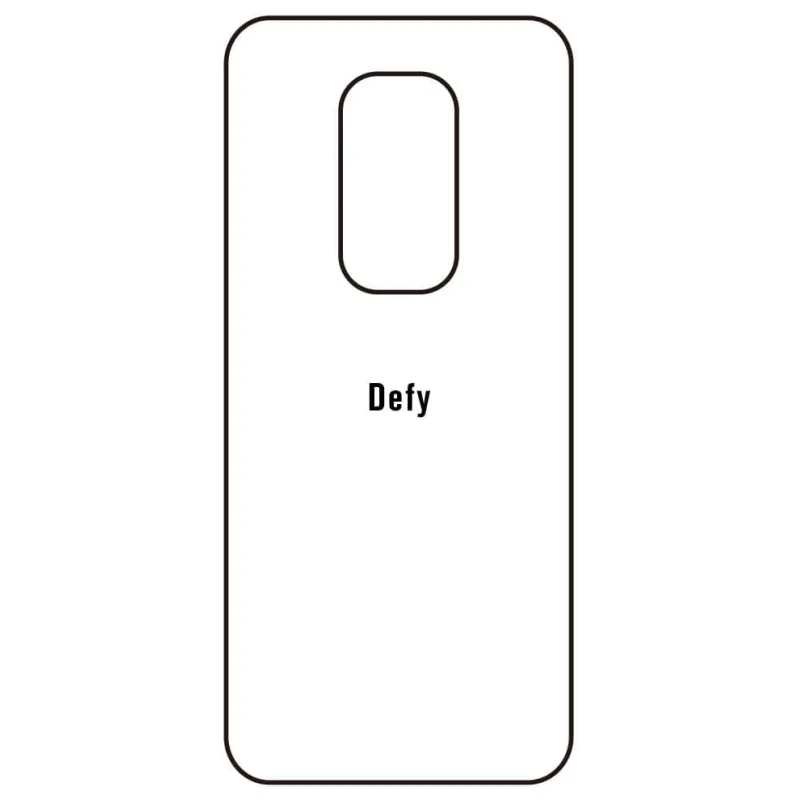 Sunshine Motorola Defy (2021) Zadná Hydrogél ochranná fólia Strih: Zadná časť 1, Typ fólie: Číra
