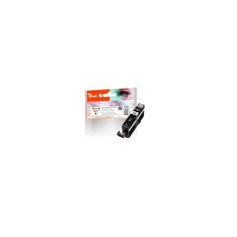 PEACH kompatibilní cartridge Canon CLI-521BK, Blac, 9 ml (313924)