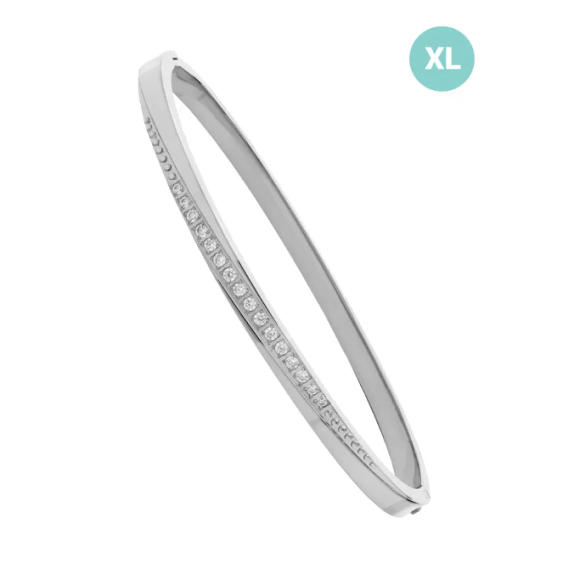 Pevný náramok s kameňmi XL JVD JGB9SXL
