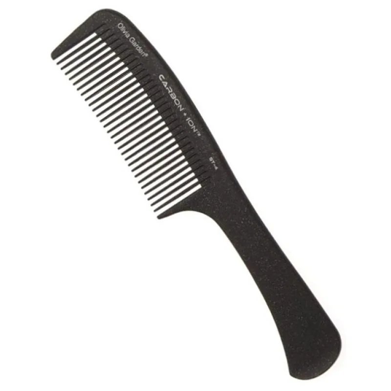 OLIVIA GARDEN Pro ST-4 karbonový ionic rozčesávací hrebeň na vlasy - 233mm