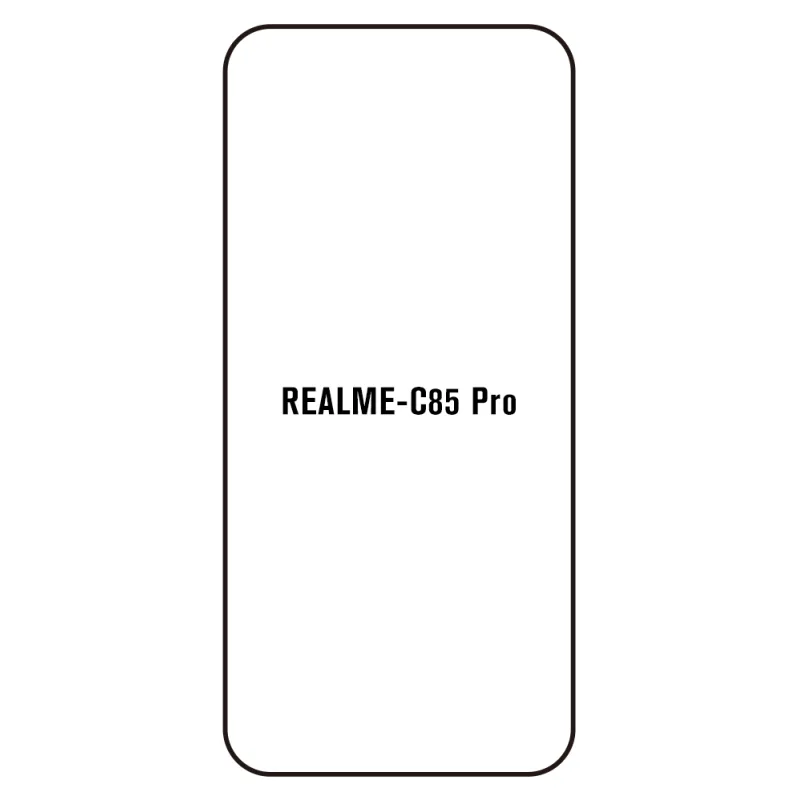 Sunshine Realme C85 Pro Predná Hydrogél ochranná fólia Strih: Predná 1, Typ fólie: Číra