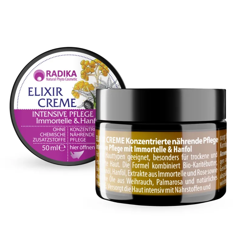 Bioherba Intenzívny regeneračný krém s olejom z immortelle a konopným olejom - 50 ml -