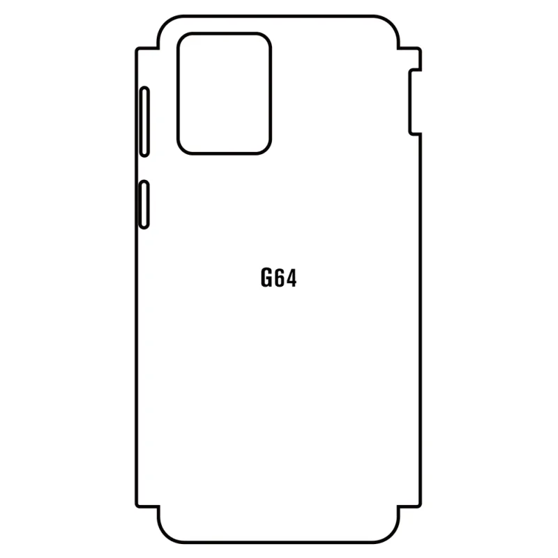 Sunshine Motorola G64 5G Zadná Hydrogél ochranná fólia Strih: Zadná časť a rám 5, Typ fólie: Číra