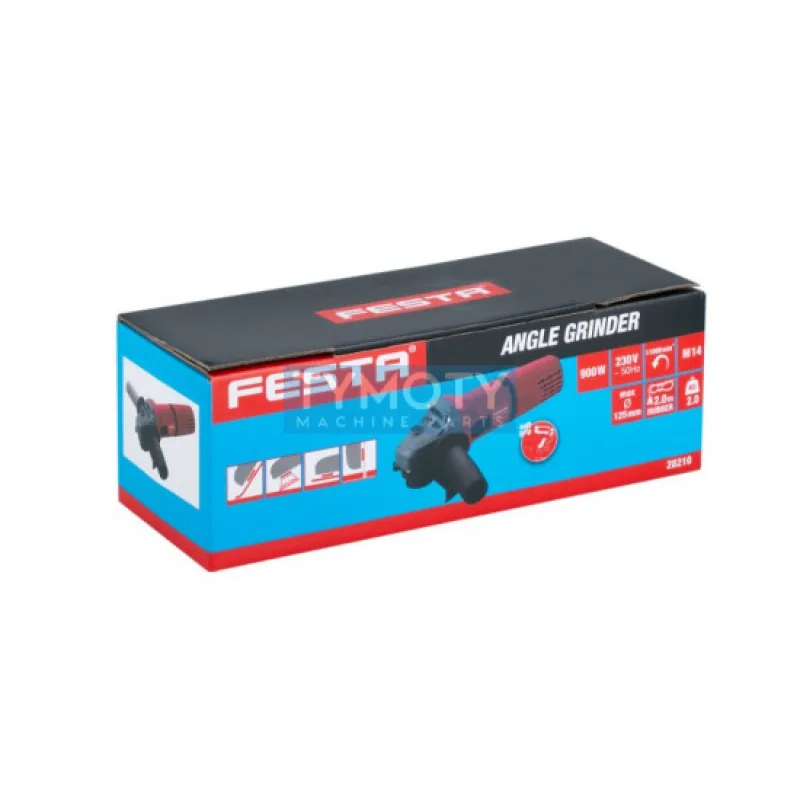 Brúska uhlová 900W max, 125 mm/M14 230V, FESTA 28210