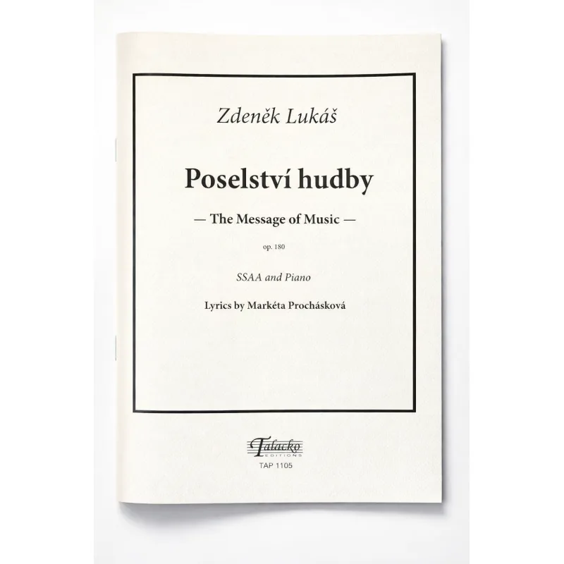 Talacko Editions Poselství hudby op. 180