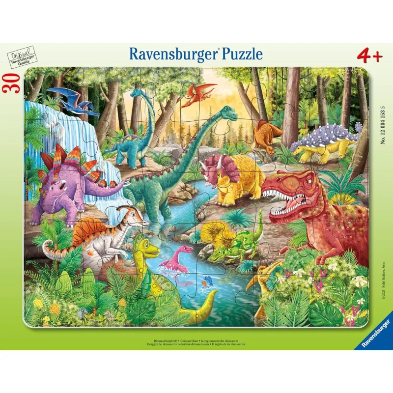 Doskové puzzle Ravensburger 30 dielikov Rev dinosaura