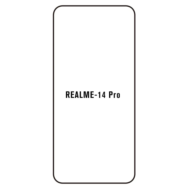 Sunshine Realme 14 Pro Predná Hydrogél ochranná fólia Strih: Predná 1, Typ fólie: Číra