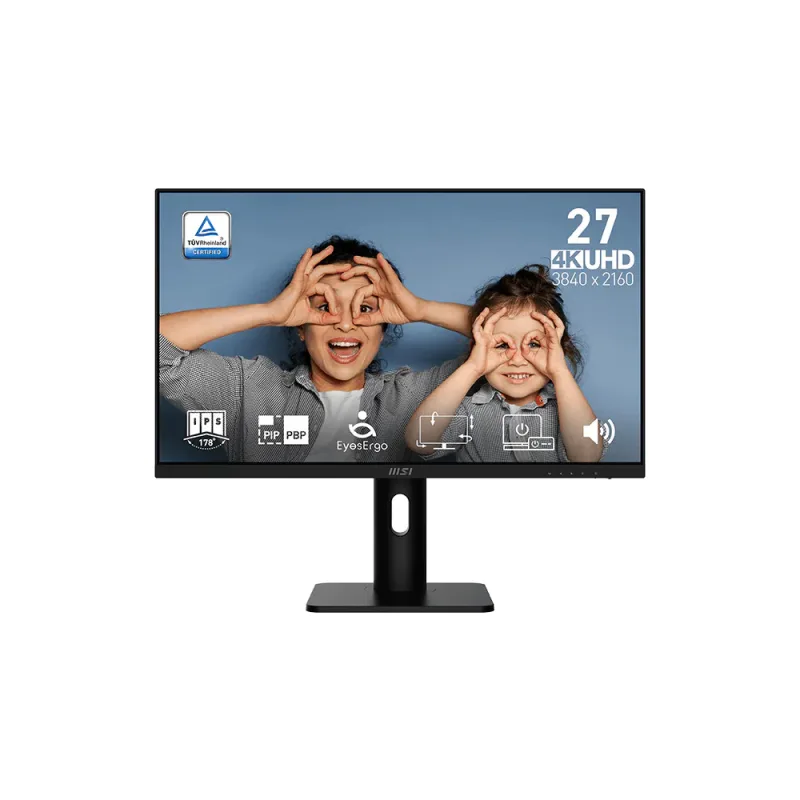 MSI Pro/MP273UP E6/27"/IPS/4K UHD/60Hz/4ms/Černá/3R PRO MP273UP E6