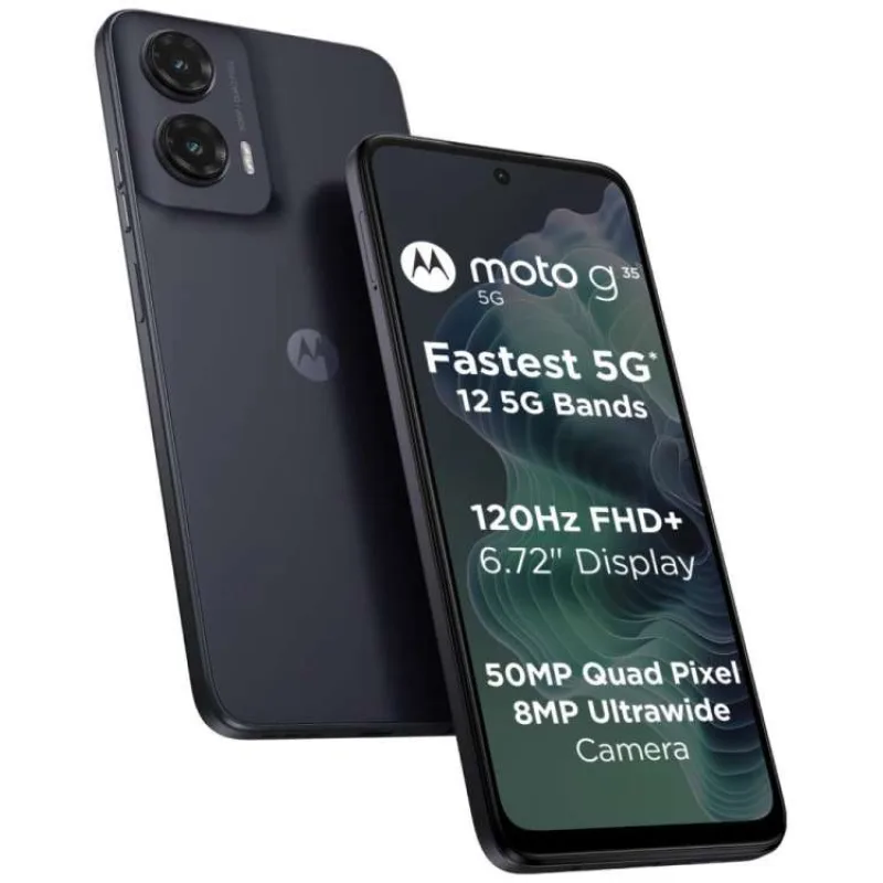 Motorola Moto G35 - Midnight Black 6,72"/ single SIM + eSIM/ 4GB/ 256GB/ 5G/ Android 14 (PB3K0027RO)