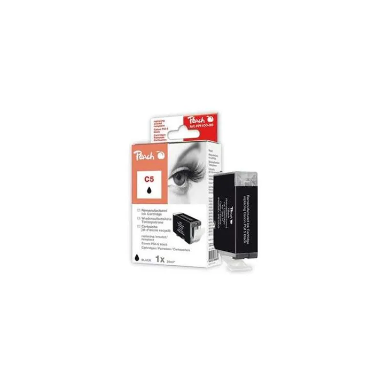 PEACH kompatibilní cartridge Canon PGI-5 black, 26 ml (313913)