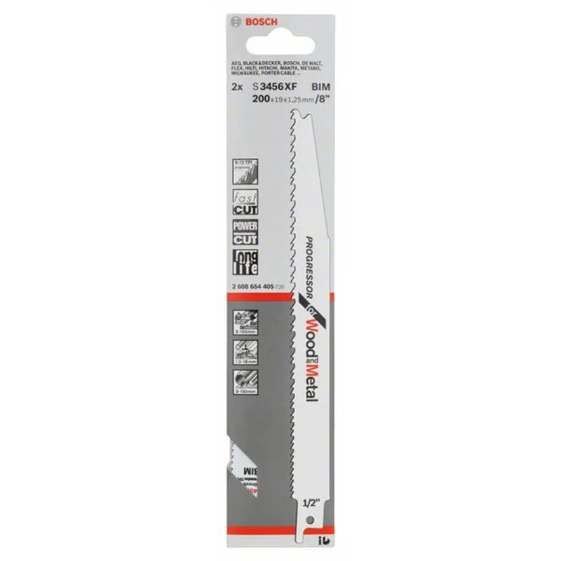 List BOSCH 2.608.654.405, Metal S 3456 XF, bal. 2 ks