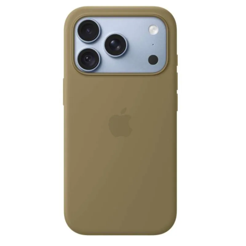 iPhone 18 Pro Silicone Case with MagSafe - Olive (MK8V4ZM/A)