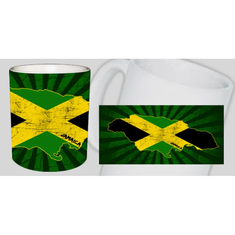Jamaica - Map (hrnček)