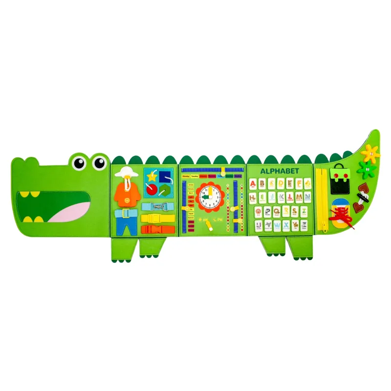 Rappa 2Kids Toys Soft activity board Krokodíl