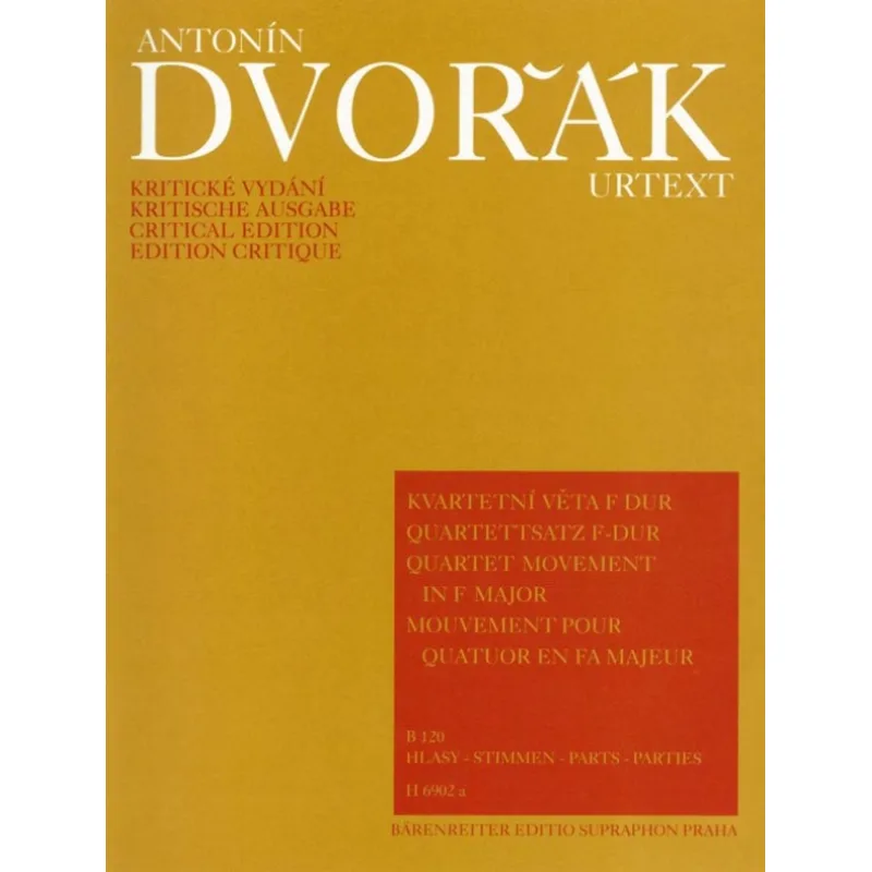 Bärenreiter Kvartetní věta F dur (B 120)