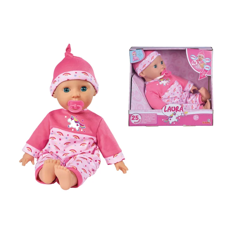 Simba Bábika Simba Laura Tickle Baby 38 cm