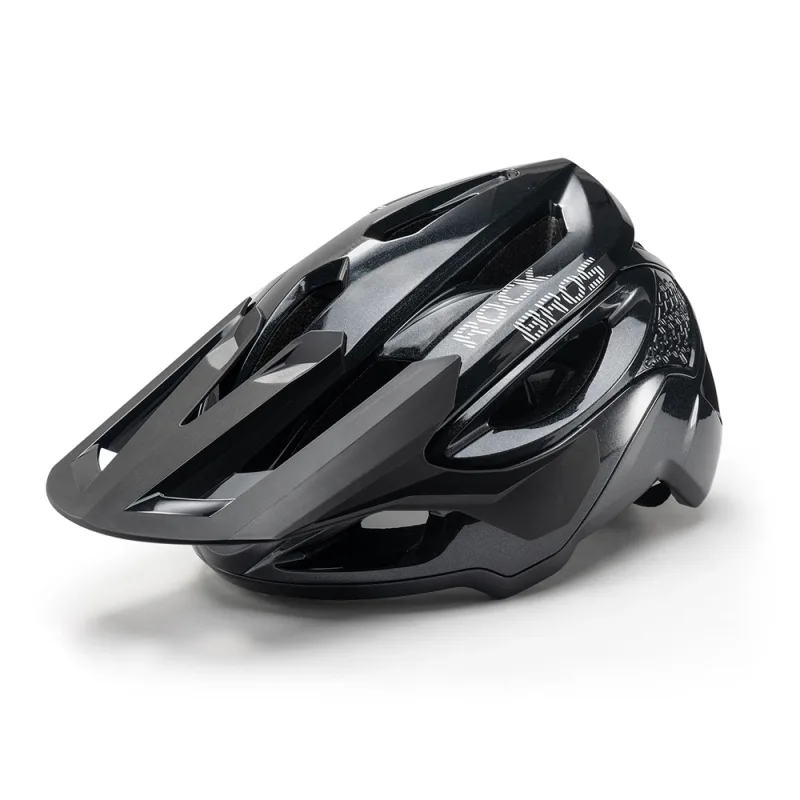 Rockbros LK-99 prilba na horský bicykel s nastaviteľným štítom a magnetickým zapínaním 58-62 cm – čierna