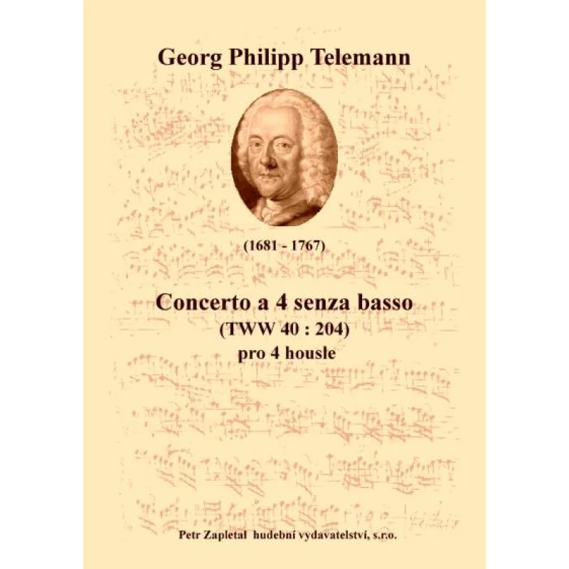 NotaNota Concerto a 4 senza basso (TWV 40:204)