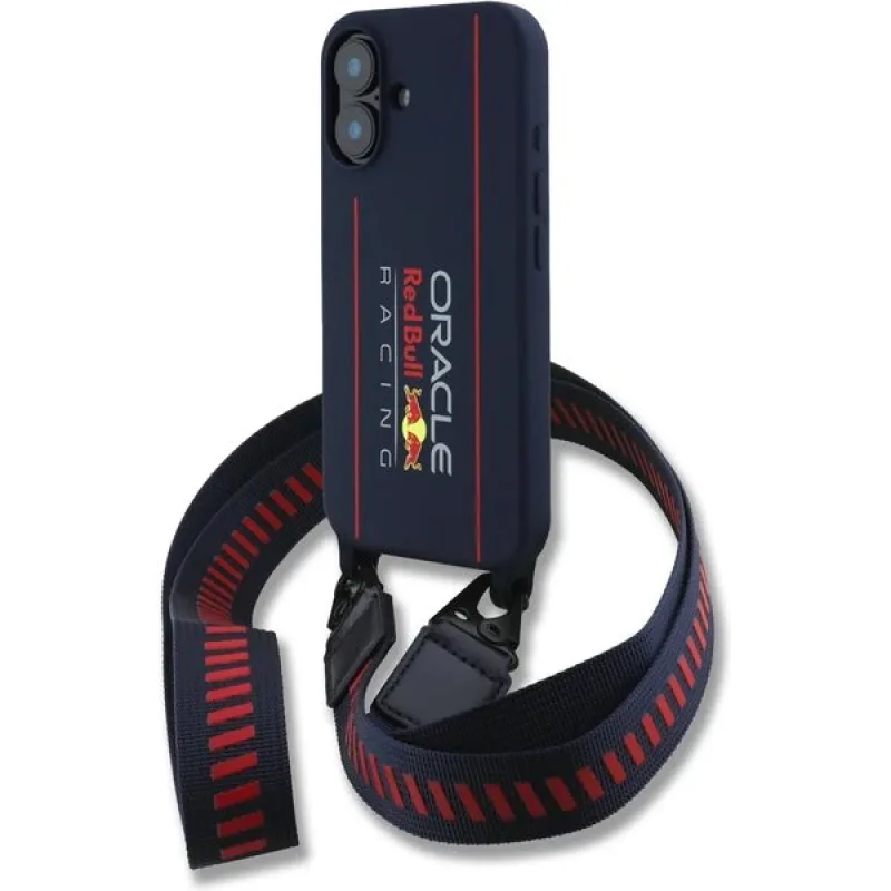 Red Bull Silicone Vertical Logo MagSafe Zadný Kryt + Crossbody popruh pre…