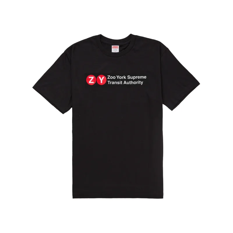 Supreme Zoo York Transit Tee Black - XXL