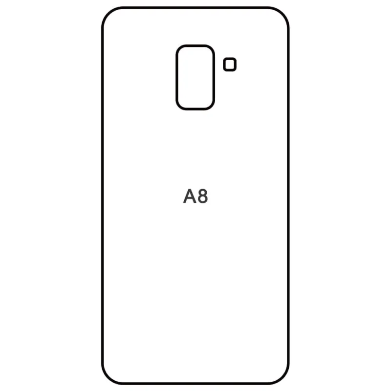 Sunshine Samsung A8 2018 Zadná Hydrogél ochranná fólia Strih: Zadná časť 1, Typ fólie: Matná