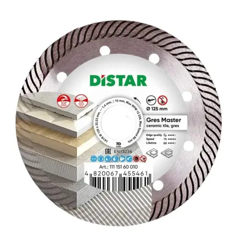 Diamantový kotúč DISTAR 125x22,2 GRES MASTER