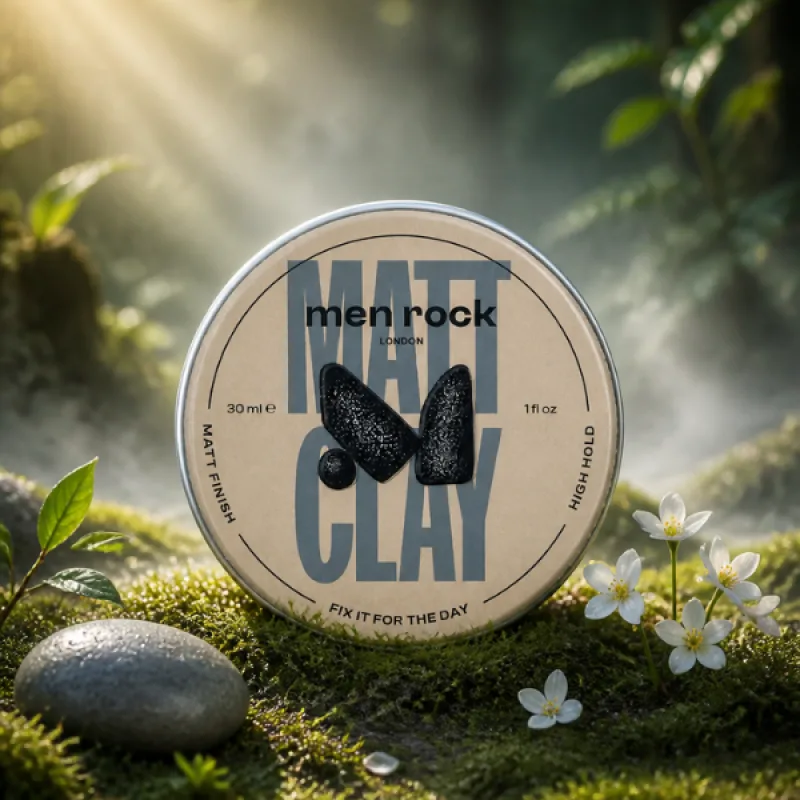 Pomáda na vlasy Men Rock s vysokou fixáciou - matná 90 ml