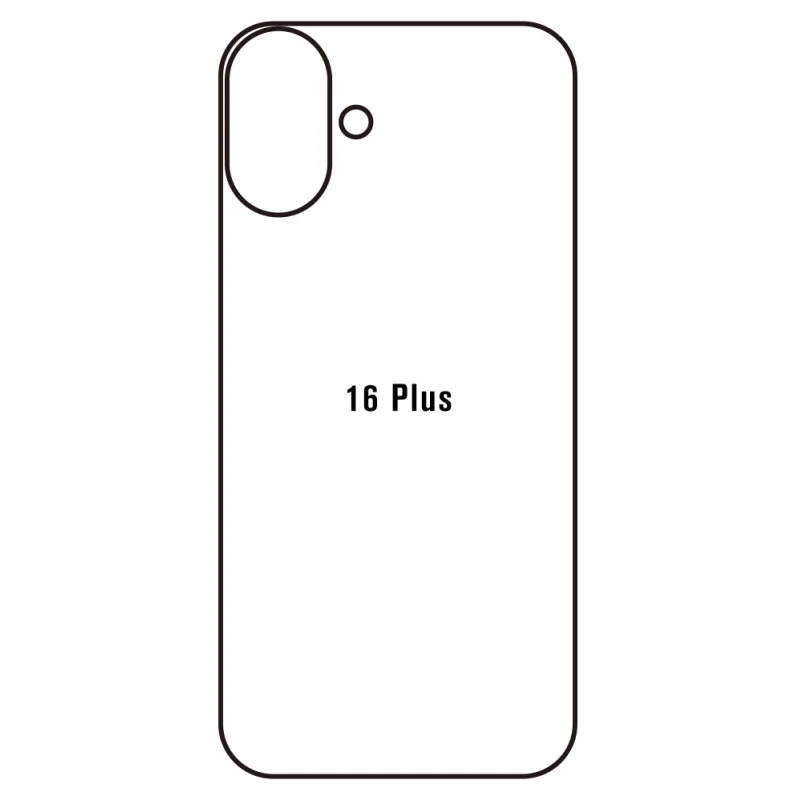 Sunshine iPhone 16 Plus Zadná Hydrogél ochranná fólia Strih: Zadná časť 1, Typ fólie: Číra