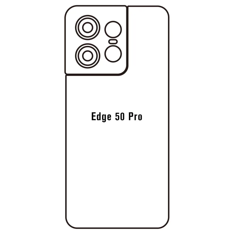 Sunshine Motorola Edge 50 Pro 5G Zadná Hydrogél ochranná fólia Strih: Zadná časť 2, Typ fólie: Číra