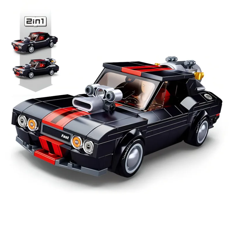 Sluban Sluban Model Bricks M38-B1085 Pouličné závodné auto 2v1