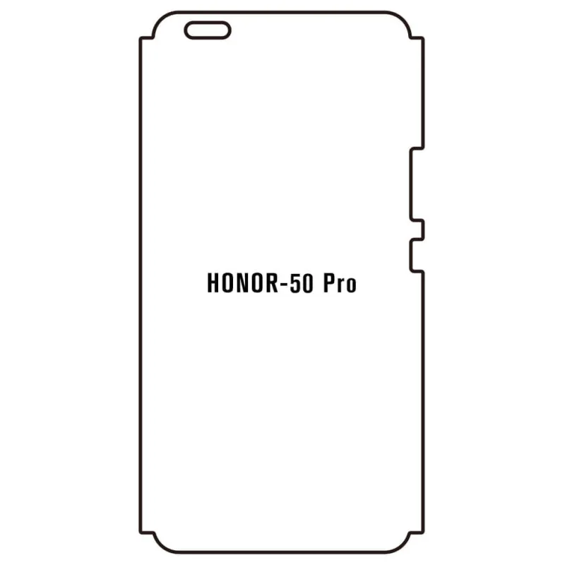 Sunshine Honor 50 Pro Predná Hydrogél ochranná fólia Strih: Predná časť a rám, Typ fólie: Proti modrému svetlu
