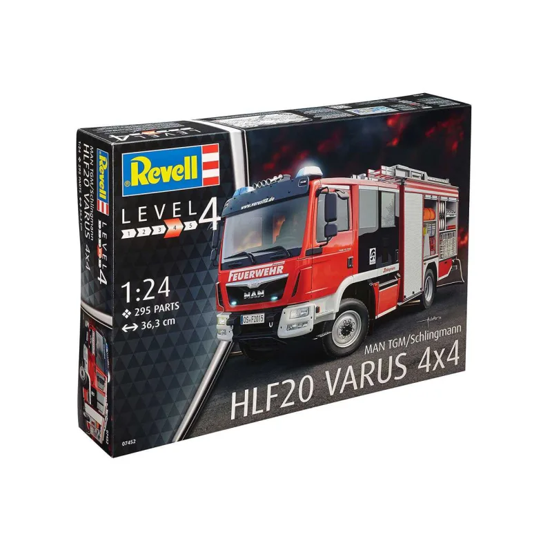 Revell Plastic ModelKit 07452 - Schlingmann HLF 20 (MAN TGM Euro 6) (1:24)