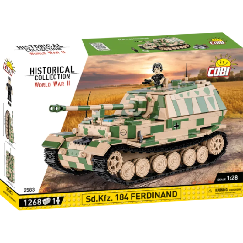 COBI 2583 II WW Sd. Kfz. 184 Ferdinand, 1:28, 1268 kostek