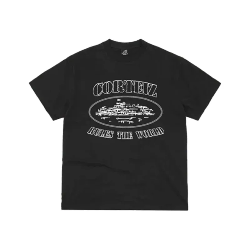 Corteiz OG Logo Artillery Tee Black - XL