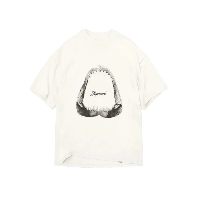 Represent Shark Jaws T-shirt Flat White - XL