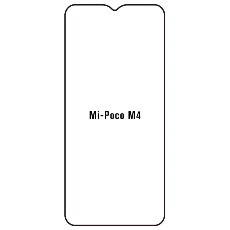 Sunshine Xiaomi Poco M4 5G Predná Hydrogél ochranná fólia Strih: Predná 1, Typ fólie: Anti-Spy (Privacy)