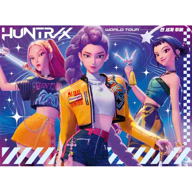 Ravensburger Kpop Demon Hunters: Svetové turné 150 dielikov