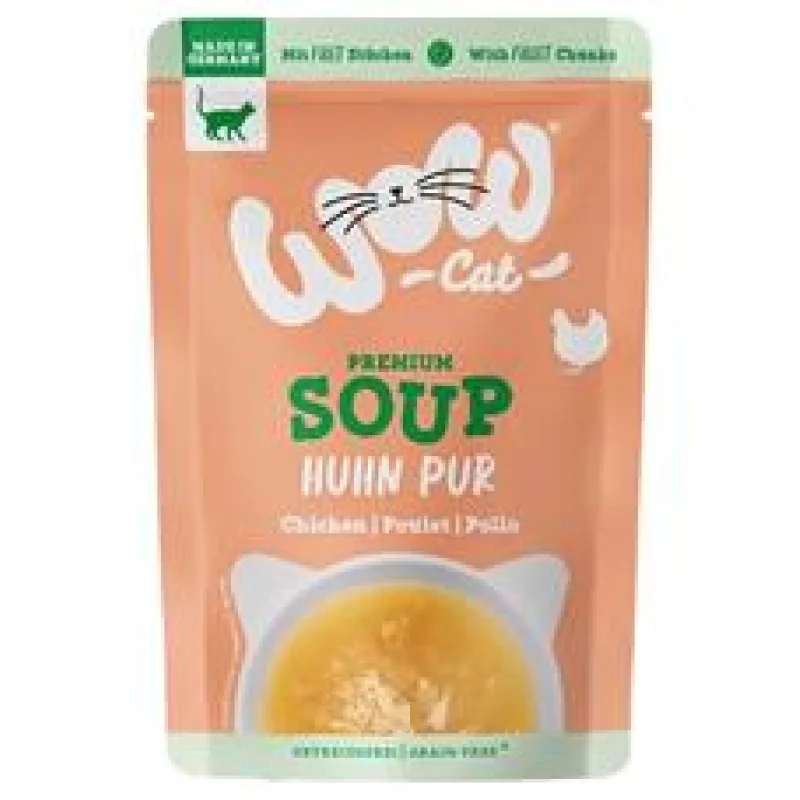 WOW Cat kapsa Adult Soup kuřecí polévka 40g