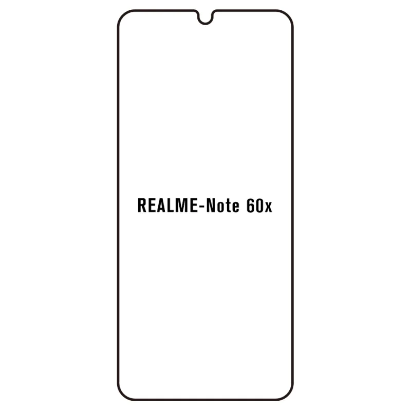 Sunshine Realme Note 60x Predná Hydrogél ochranná fólia Strih: Kompatibilná s krytom 2, Typ fólie: Proti modrému svetlu